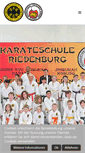 Mobile Screenshot of karateschule-riess.de